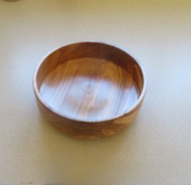 Walnut dish by Nick Adamek